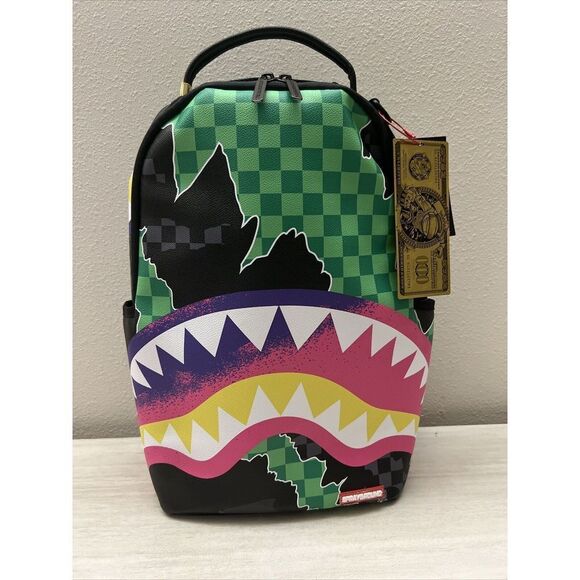 SPRAYGROUND WTF WILD ONE DLXVF BACKPACK FEAR￼LESS BACKPACK Authentic - Picture 1 of 16